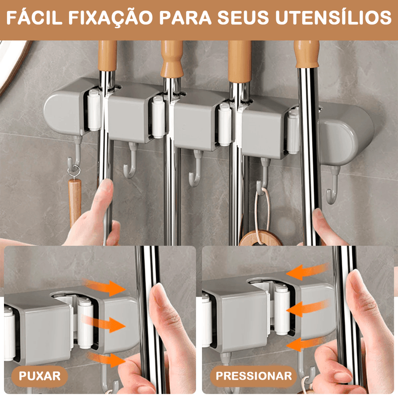 Organizador de Mops e Utensílios EasyFix™ / Organização Inteligente e Praticidade sem Bagunça para sua Casa!