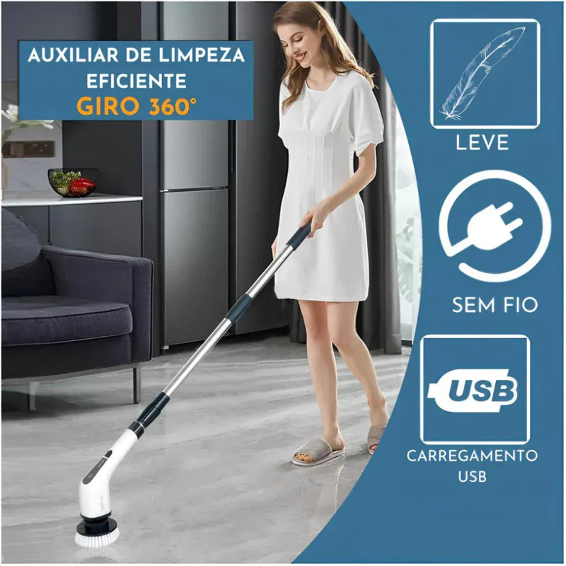 MultiDry Plus© Esfregão Elétrico 9 em 1